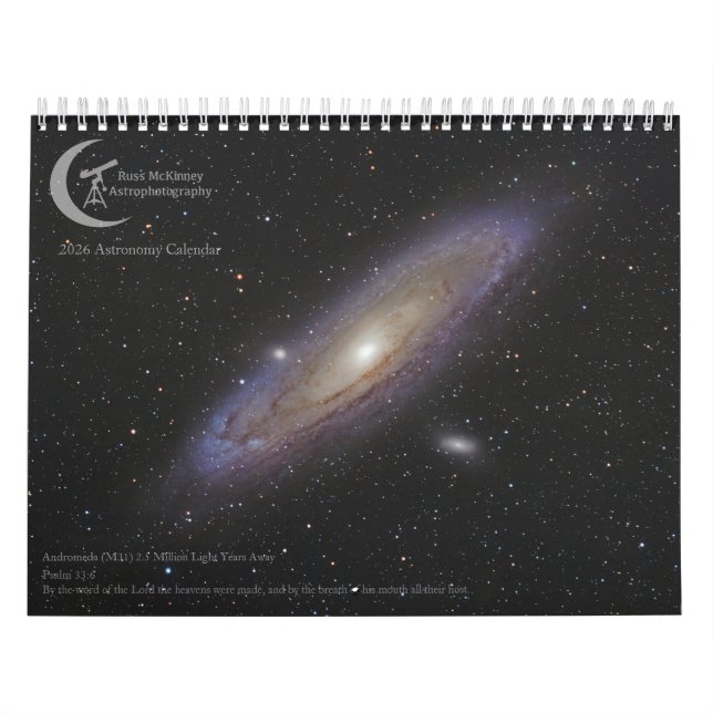 Russ McKinney's 2026 Astrophotography Calendar Kalender (Titelbild)