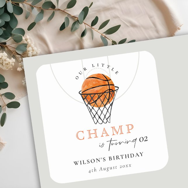 Russ unseren kleinen Stachelball jedes Alter Gebur Quadratischer Aufkleber (Von Creator hochgeladen)