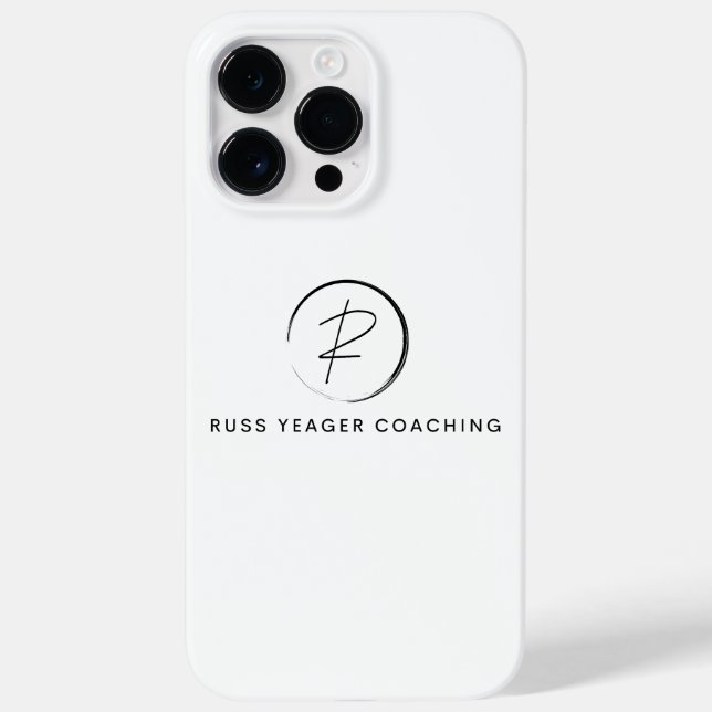 Russ Yeager Coaching Signatur-Logo Case-Mate iPhone Hülle (Rückseite)