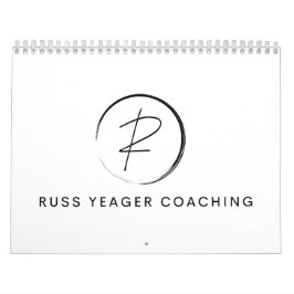 Russ Yeager Coaching Signatur-Logo Kalender