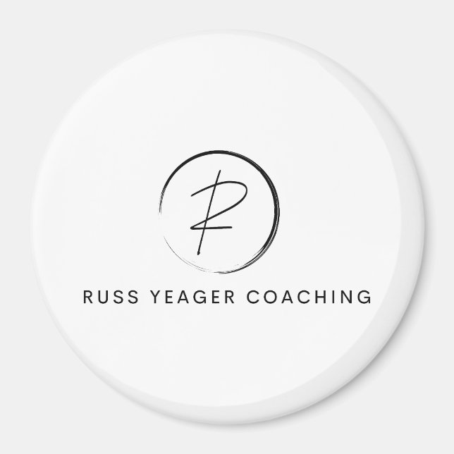 Russ Yeager Coaching Signatur-Logo Magnet (Vorne)