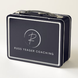 Russ Yeager Coaching Signatur-Logo Metall Brotdose