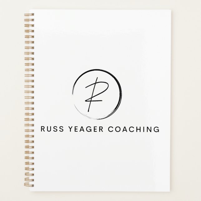 Russ Yeager Coaching Signatur-Logo Planer (Vorderseite)