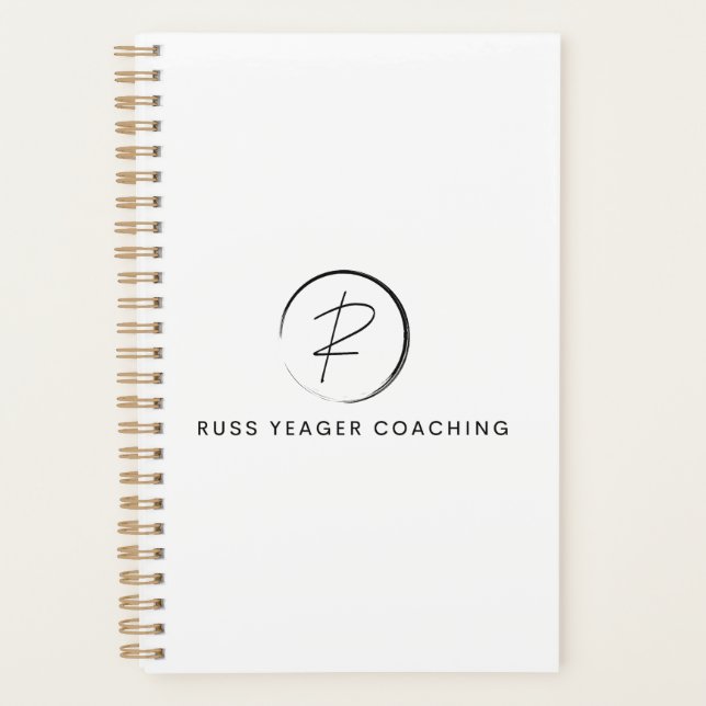 Russ Yeager Coaching Signatur-Logo Planer (Vorderseite)