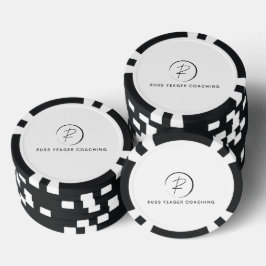 Russ Yeager Coaching Signatur-Logo Pokerchips