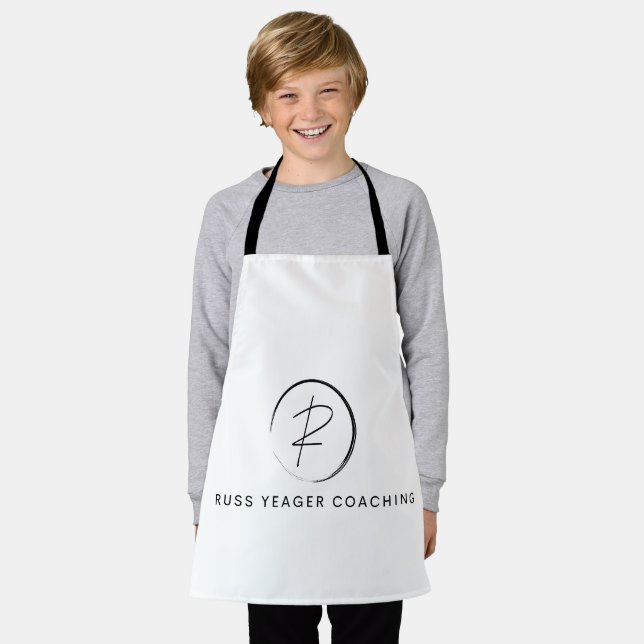 Russ Yeager Coaching Signatur-Logo Schürze (Getragen)