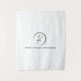 Russ Yeager Coaching Signatur-Logo Wandteppich