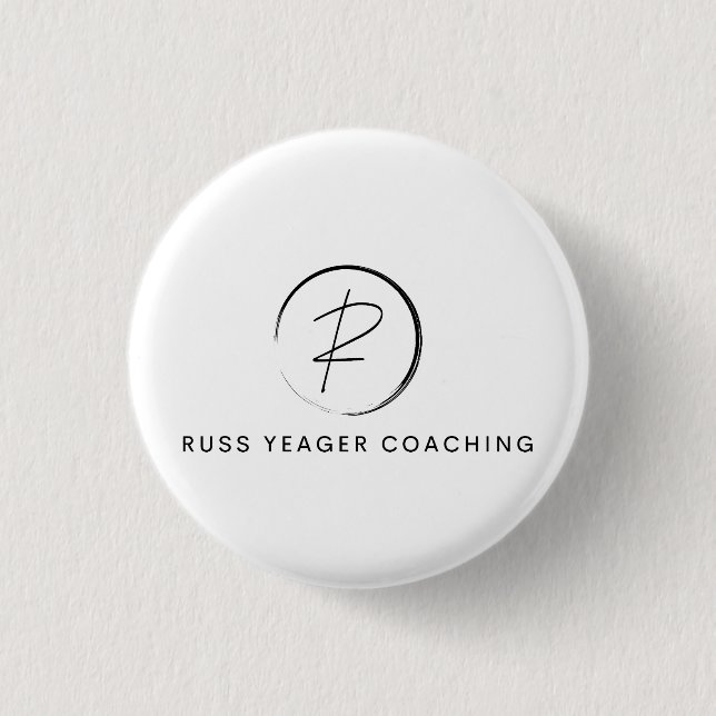 Russ Yeager Coaching Signature Logo Button (Vorderseite)