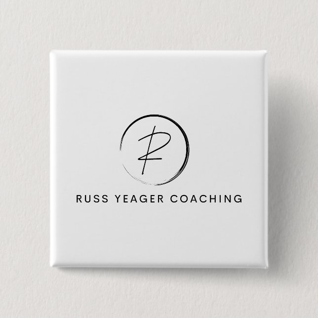 Russ Yeager Coaching Signature Logo Button (Vorderseite)