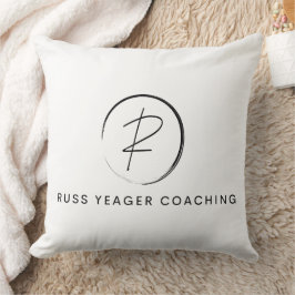 Russ Yeager Coaching Signature Logo Kissen