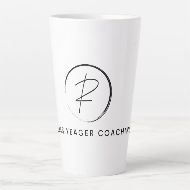 Russ Yeager Coaching Signature Logo Milchtasse (Vorderseite)