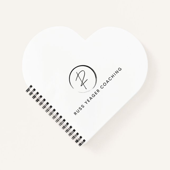 Russ Yeager Coaching Signature Logo Notizbuch (Vorderseite)