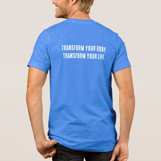 Russ Yeager Coaching Signature Logo Tri-Blend Shir Tri-Blend Shirt (Rückseite)