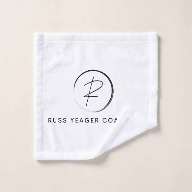 Russ Yeager Coaching Signature Logo Waschlappen (Waschlappen)