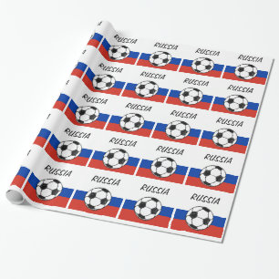 Russa Flag   Fußball-Sketch Geschenkpapier