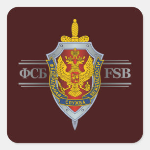 Russe FSB Quadratischer Aufkleber