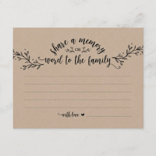 Russe Kraft teilen Speicherkarte Einladung