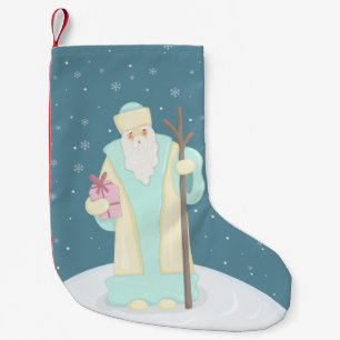 Russe Weihnachtsmann Kleiner Weihnachtsstrumpf