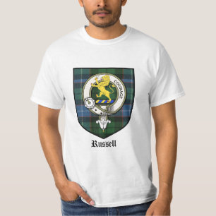 Russell-Clan-Wappen-AbzeichenTartan T-Shirt