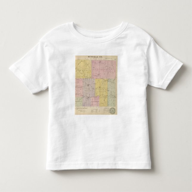 Russell County, Kansas 2 Kleinkind T-shirt (Vorderseite)
