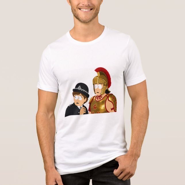 "Russell Crowe?"  Tri-Blend Shirt (Vorderseite)