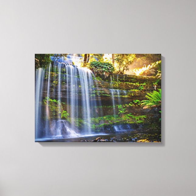 Russell Falls Australia canvas print Leinwanddruck (Vorderseite)
