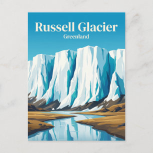 Russell-Gletscher Grönland Postkarte