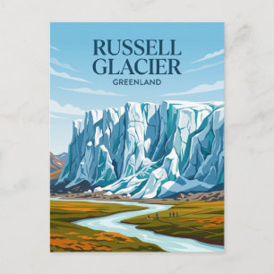 Russell-Gletscher Grönland Postkarte