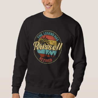 Russell Legend hat Personalisierte Pensionierung z Sweatshirt