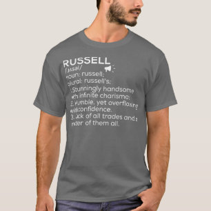Russell Name Definition Russell Meaning Russell Na T-Shirt