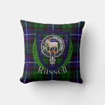 Russell schottischer Clan Tartan & Wappen