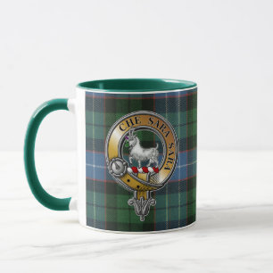 Russell Tartan & Abzeichen Tasse