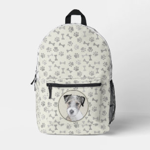 Russell Terrier Grobe Malerei - Originale Hundekun Bedruckter Rucksack