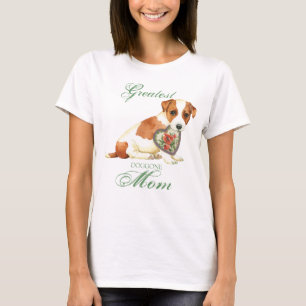 Russell Terrier Heart Mama T-Shirt