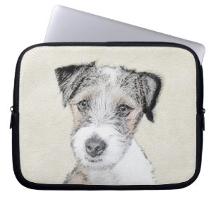 Russell Terrier Rough Painting - Original Dog Art Laptopschutzhülle