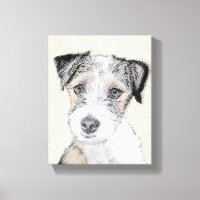 Russell Terrier Rough Painting - Original Dog Art