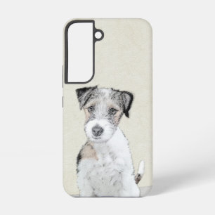 Russell Terrier Rough Painting - Original Dog Art Samsung Galaxy Hülle