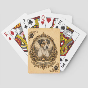 Russell Terrier, Vintage Heritage Hund Spielkarten