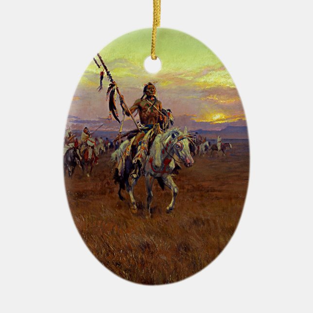 Russell The Medicine Man Keramik Ornament (Vorne)