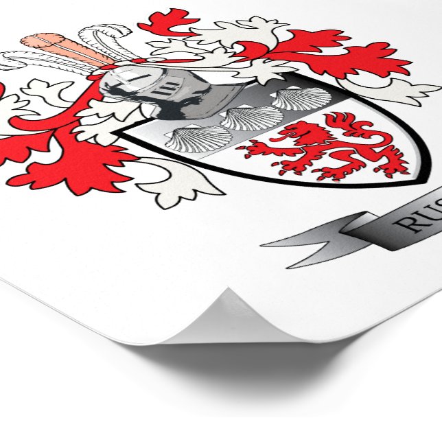 Russell-Wappen Poster (Ecke)