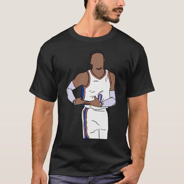 Russell Westbrook Rocks T-Shirt (Vorderseite)