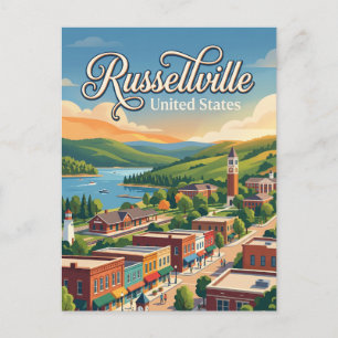 Russellville, Arkansas Arkansas Postkarte