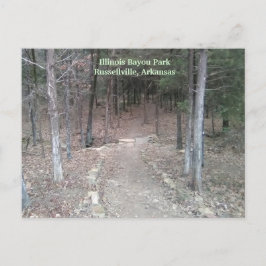 Russellville, Arkansas Park Trail Postkarte