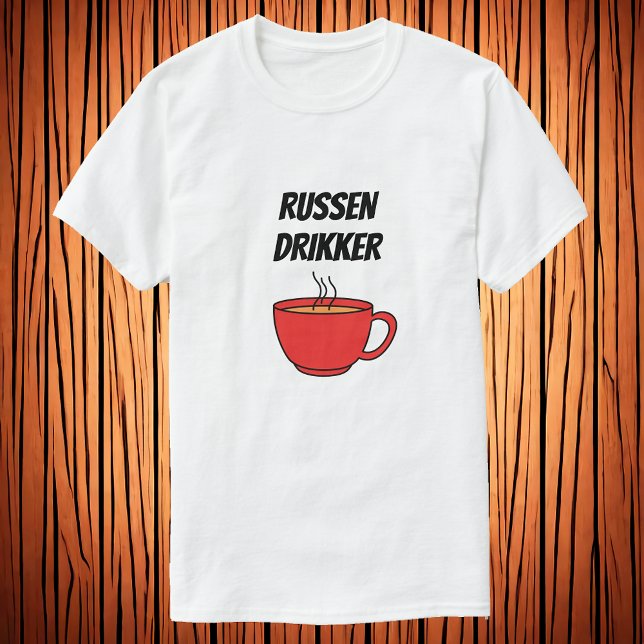 Russen drikker kaffe T - Shirt (Von Creator hochgeladen)