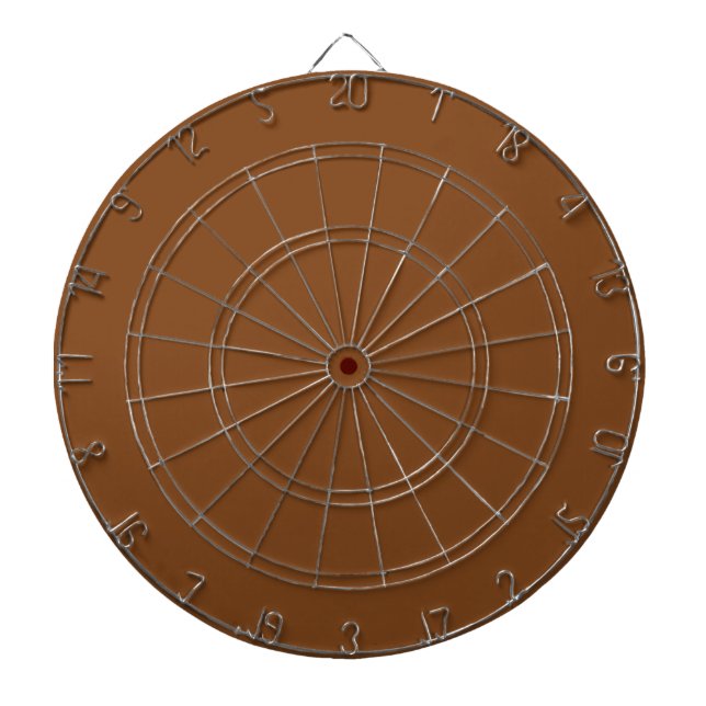 Russet Brown Dartboard mit Darts Dartscheibe (vorne)