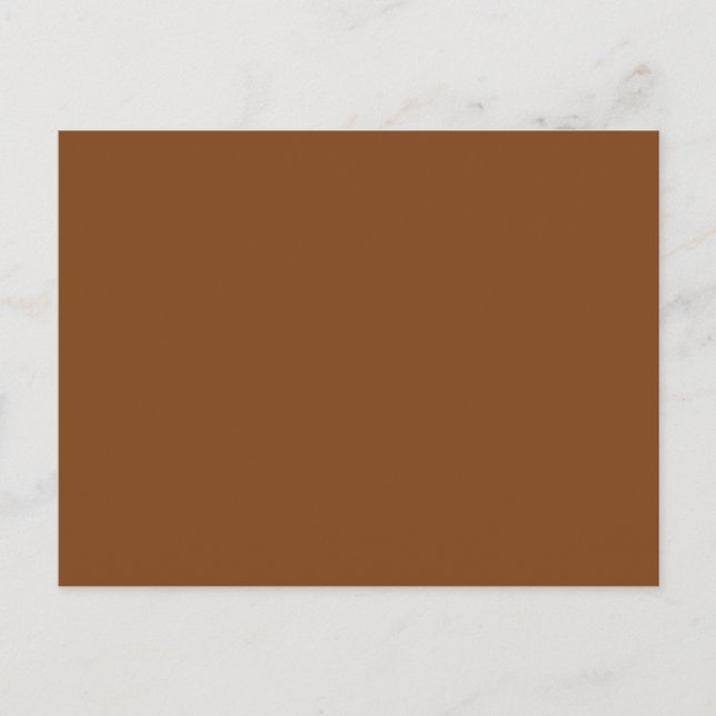 Russet Brown Postcard Postkarte (Vorderseite)