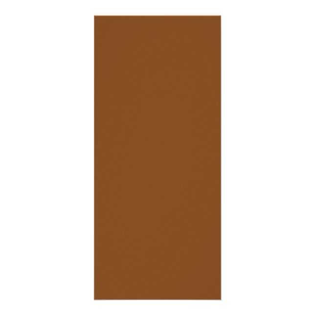 Russet Brown Rack Card Werbekarte (Vorne)
