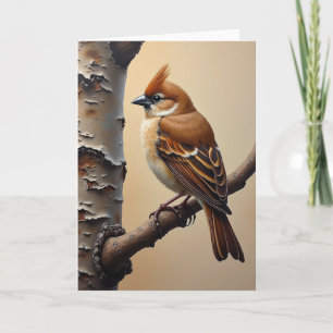 Russet Vogel Vatertagskarte Karte