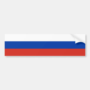 Russia Flag Autoaufkleber