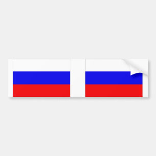 Russia Flag Autoaufkleber